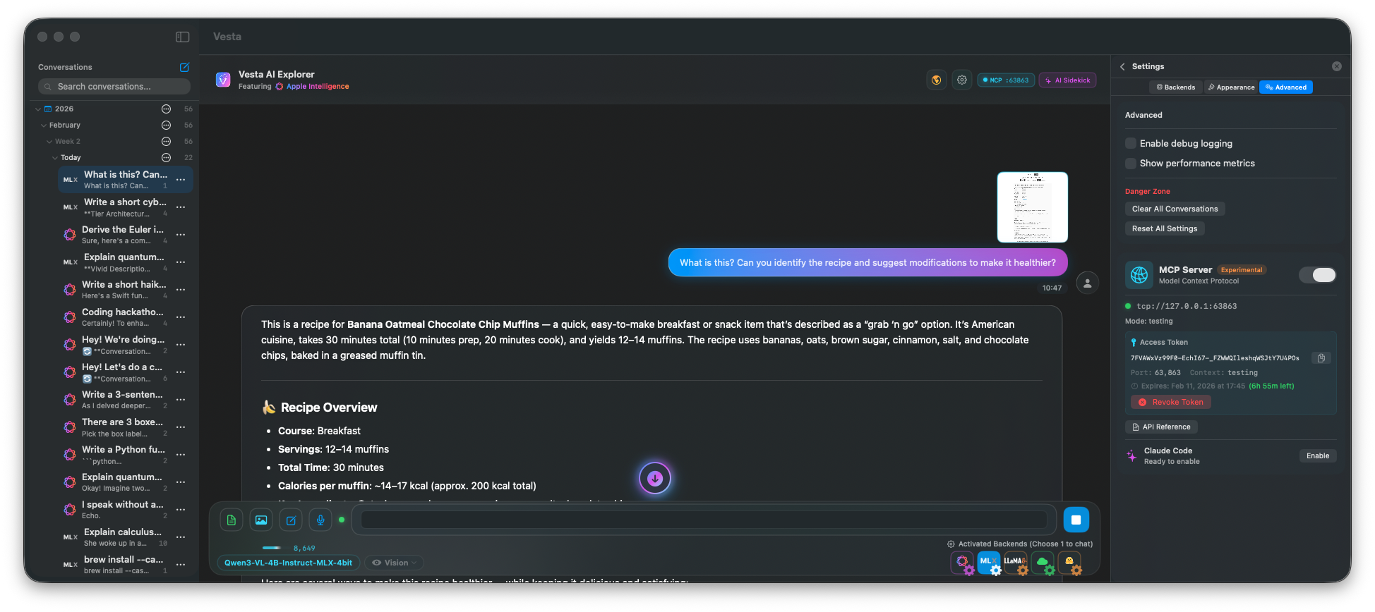 Cookbook Vision Analysis